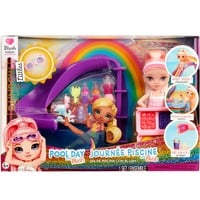 MGA Entertainment Rainbow High Little - Pool Day with Blush Spielset, Spielfigur